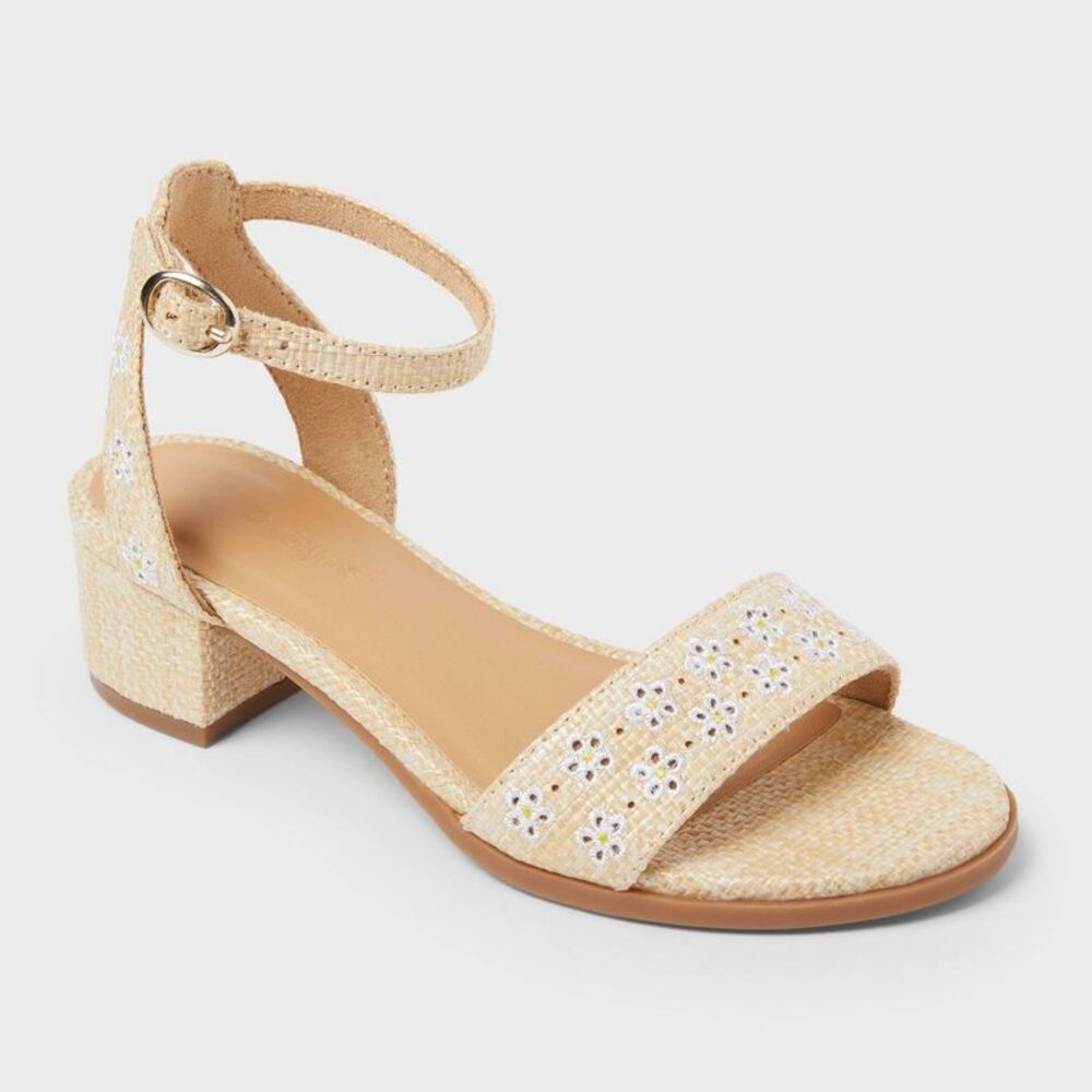 Cat & Jack - Kids' Shirley Dress Heels - Cat & Jack Tan 13 Beige